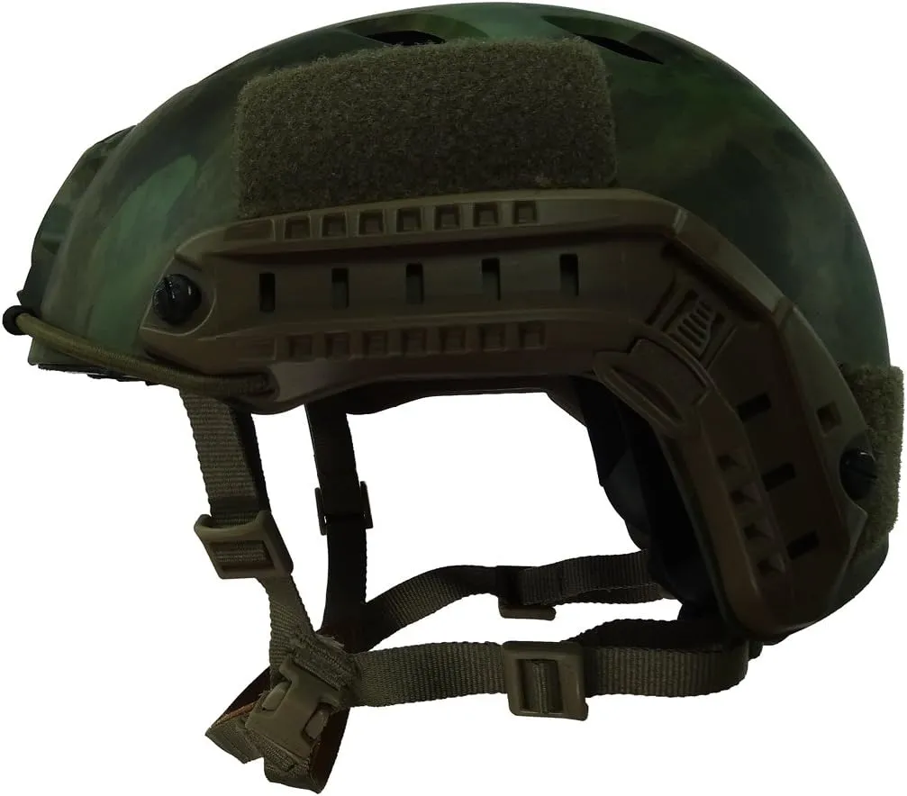 LOOGU Fast Base Jump Tactical Helmet for Airsoft with 12-in-1 Headwear
