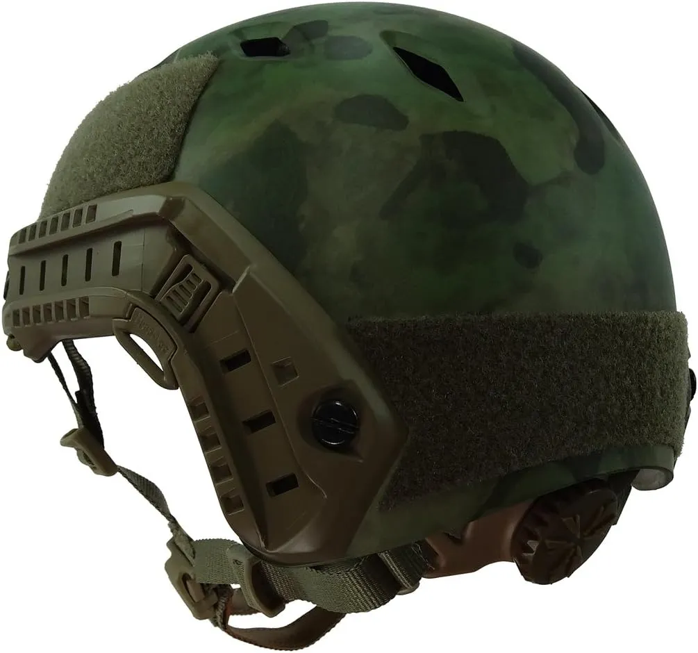 LOOGU Fast Base Jump Tactical Helmet for Airsoft with 12-in-1 Headwear