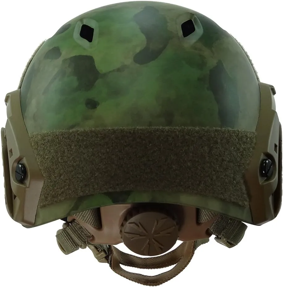LOOGU Fast Base Jump Tactical Helmet for Airsoft with 12-in-1 Headwear