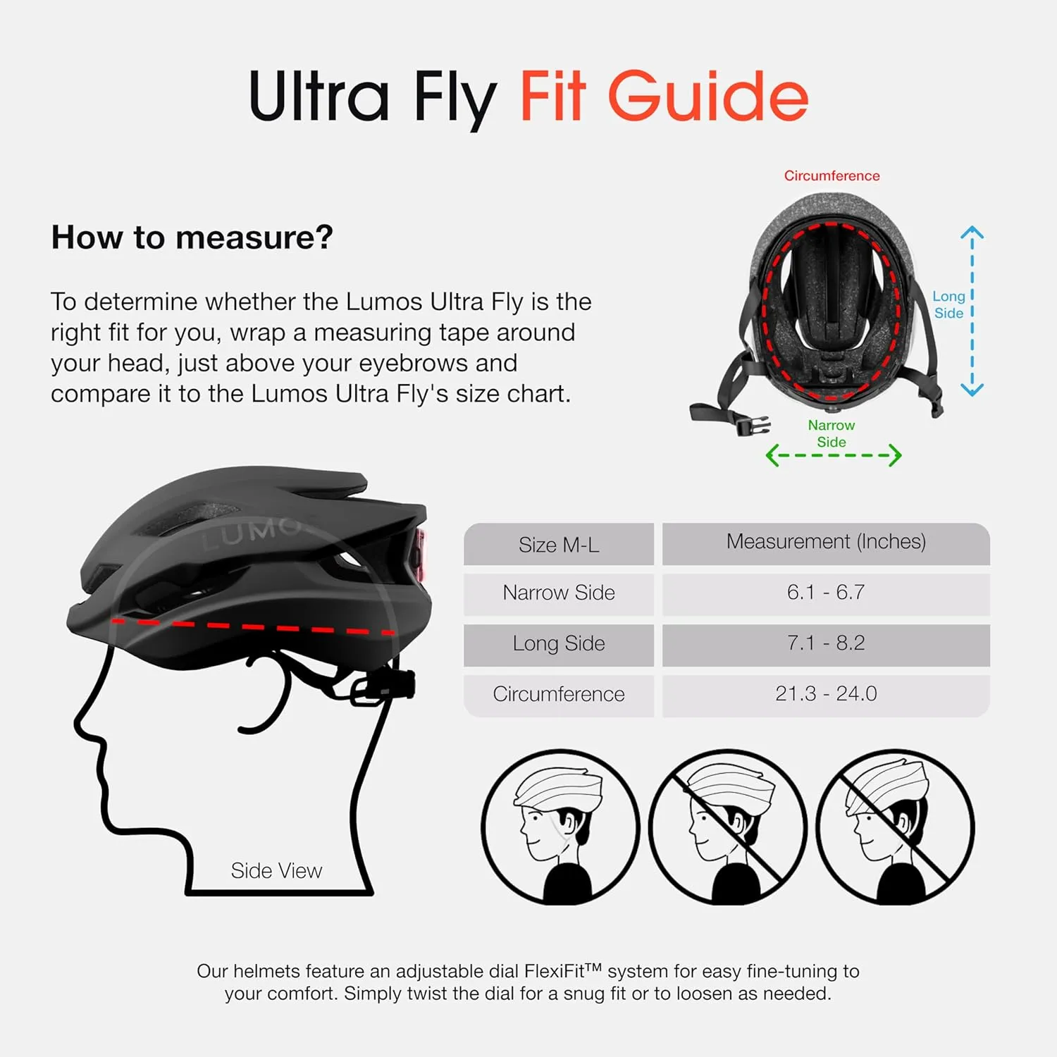 Lumos Ultra Fly - Lightweight Bike Helmet | Lumos Firefly Compatible | Built-in Sunglasses Port | Custom-Made Fit System for Adult Men & Women | Bicycle Cycling Accessories