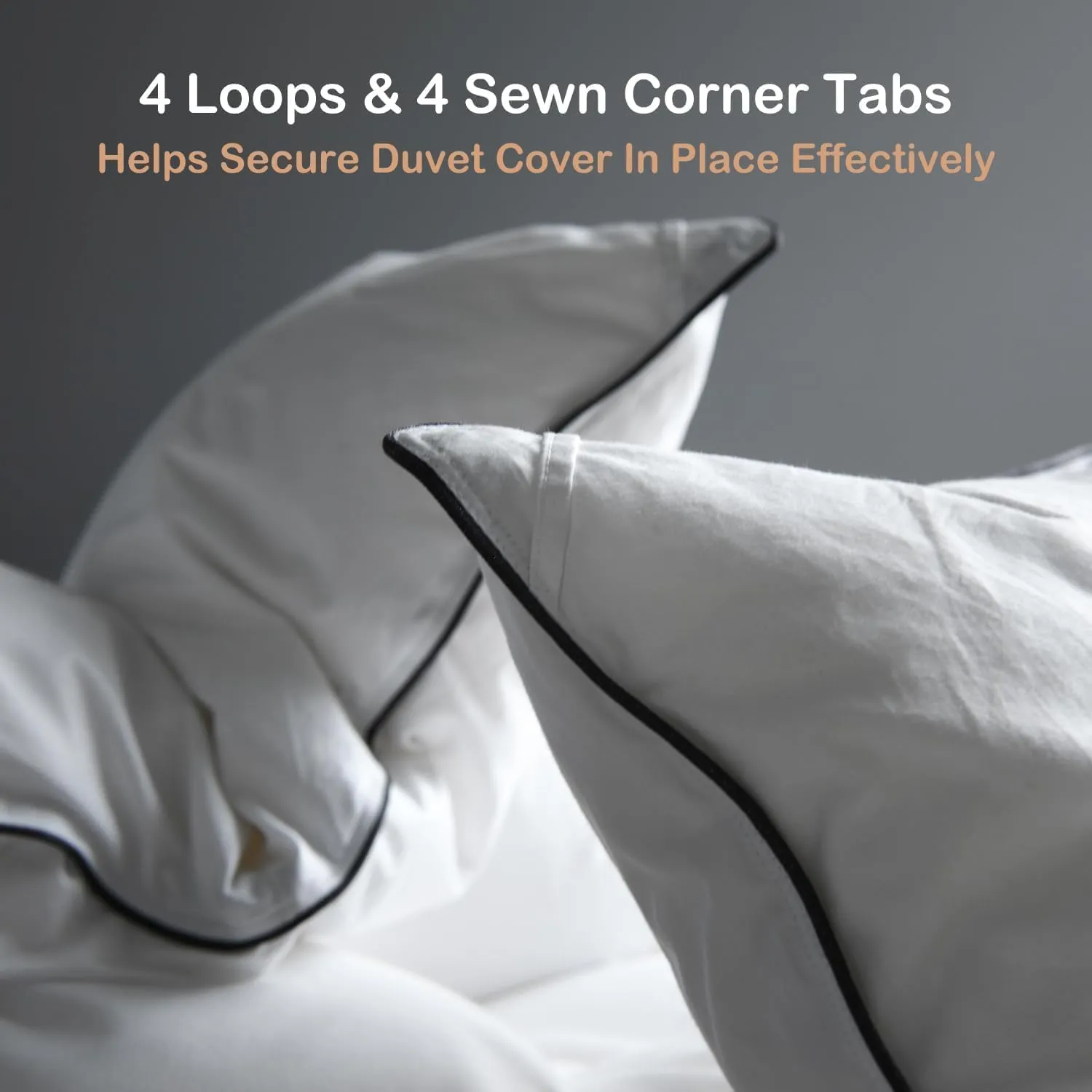Luxury Down Feather Comforter King Size-Cooling Bed Comforter Insert-Ultra-Soft Summer Duvet-Soft & Cozy Hotel Collection White -King Size(106" X 90”)
