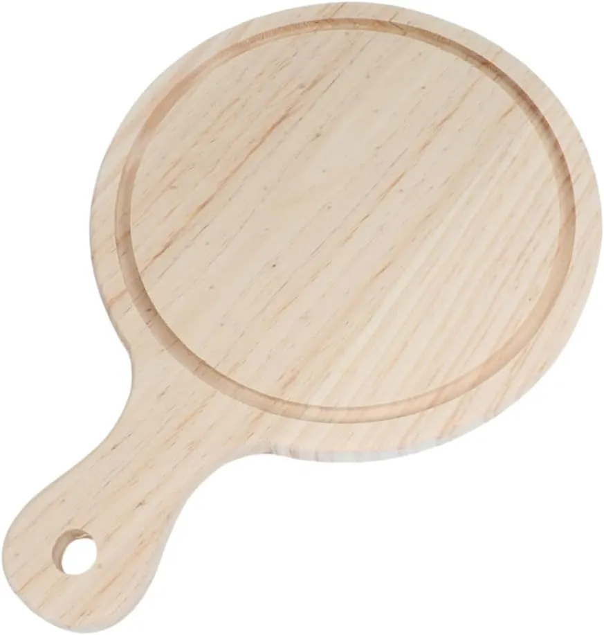MAGICLULU Natural Wooden Pizza Peel Charcuterie Board and Spatula Paddle for Baking Homemade Pizza and Bread for Artisan Bakers and Pizza Lovers