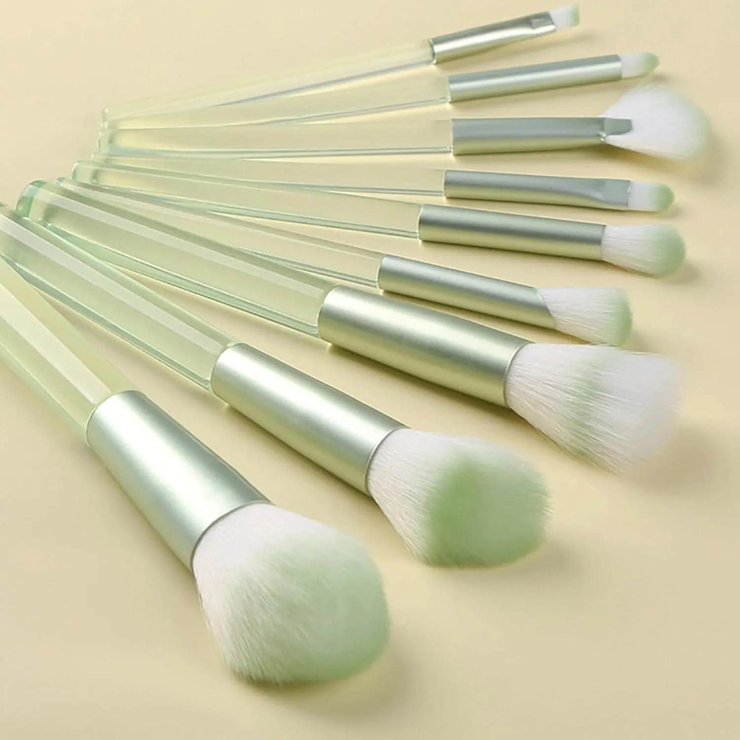 Makeup Brushes with Storage Case, 9 Pcs Professional Synthetic Flat Foundation Brush,Contour Eyeshadow Eyeliner Powder Concealer Blending Brush Set,Birthday Gifts for Women