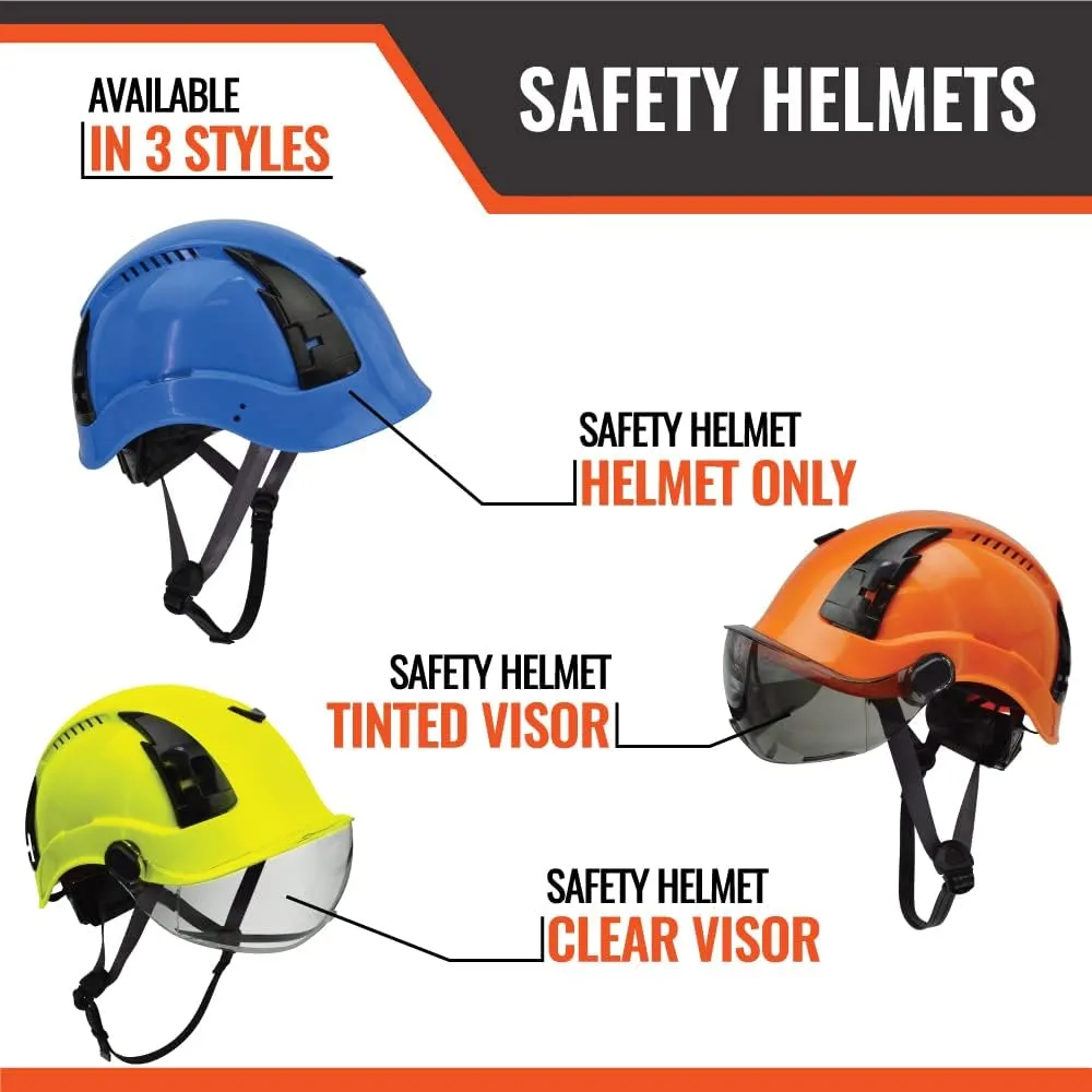 Malta Dynamics APEX ANSI Z89.1 Type 1 Safety Helmet for Construction with Add-On Visors