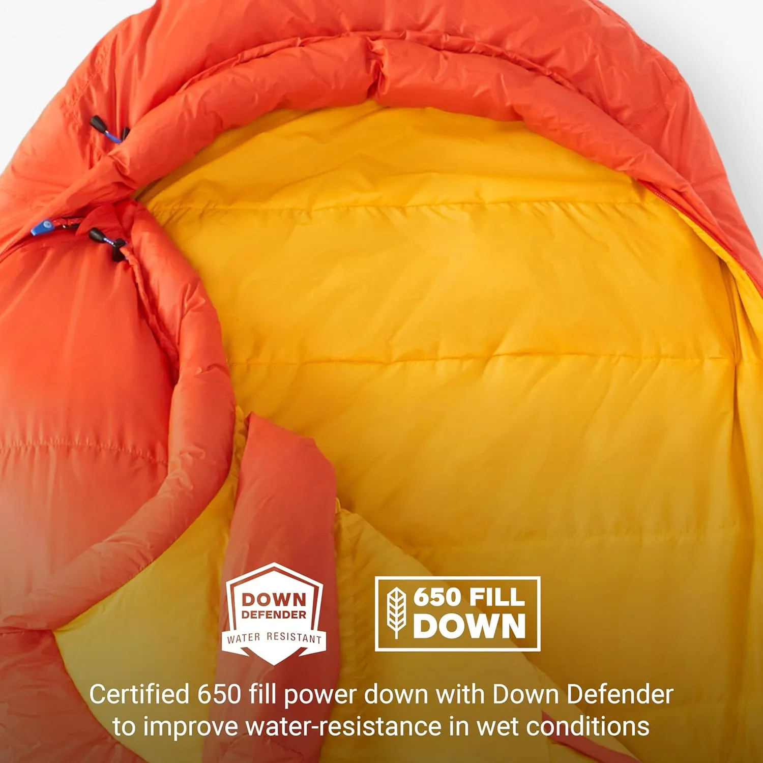 MARMOT Men's Always Summer 40° Sleeping Bag, 650 Fill Down for Camping & Backpacking