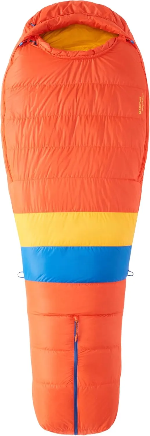MARMOT Men's Always Summer 40° Sleeping Bag, 650 Fill Down for Camping & Backpacking