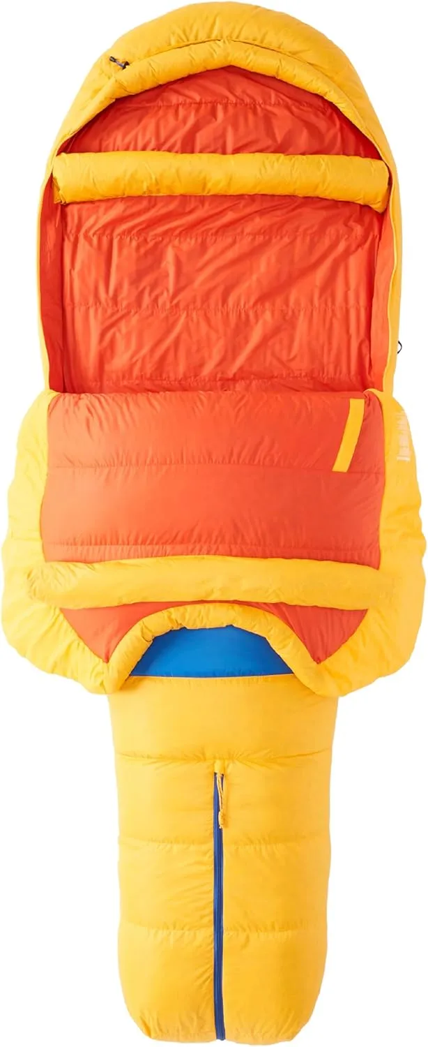 MARMOT Men's Never Summer 0° Sleeping Bag, 650 Fill Down for Camping & Backpacking