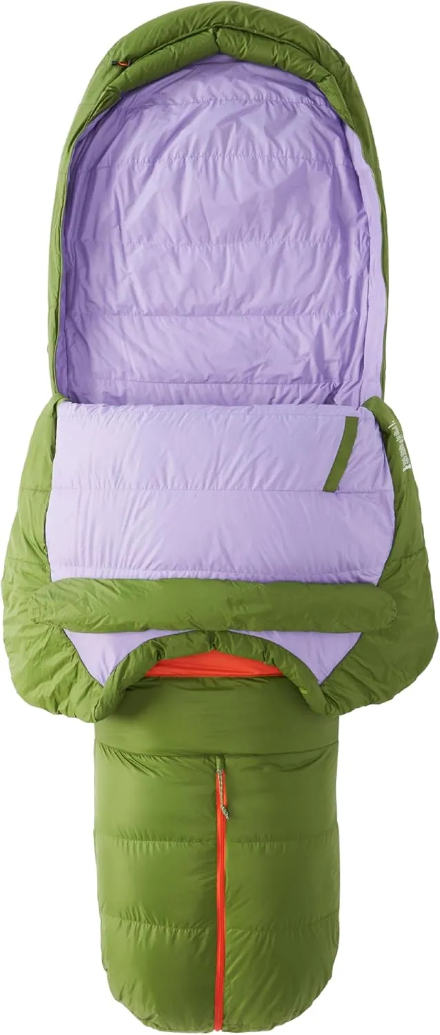 MARMOT Women's Angel Fire 25° Sleeping Bag, 650 Fill Down for Camping & Backpacking