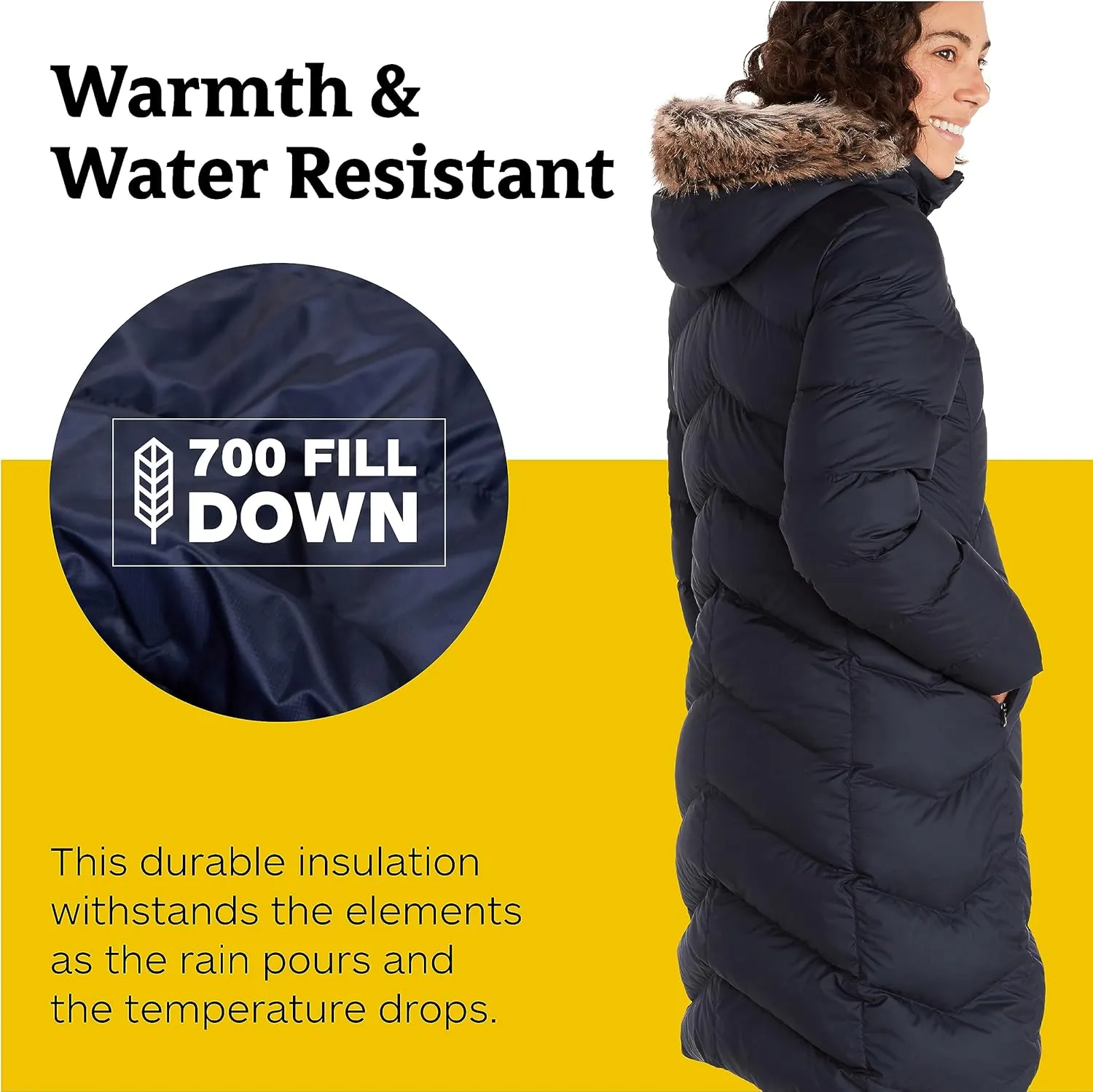 Marmot Women's Montreaux Full-Length Down Puffer Coat
