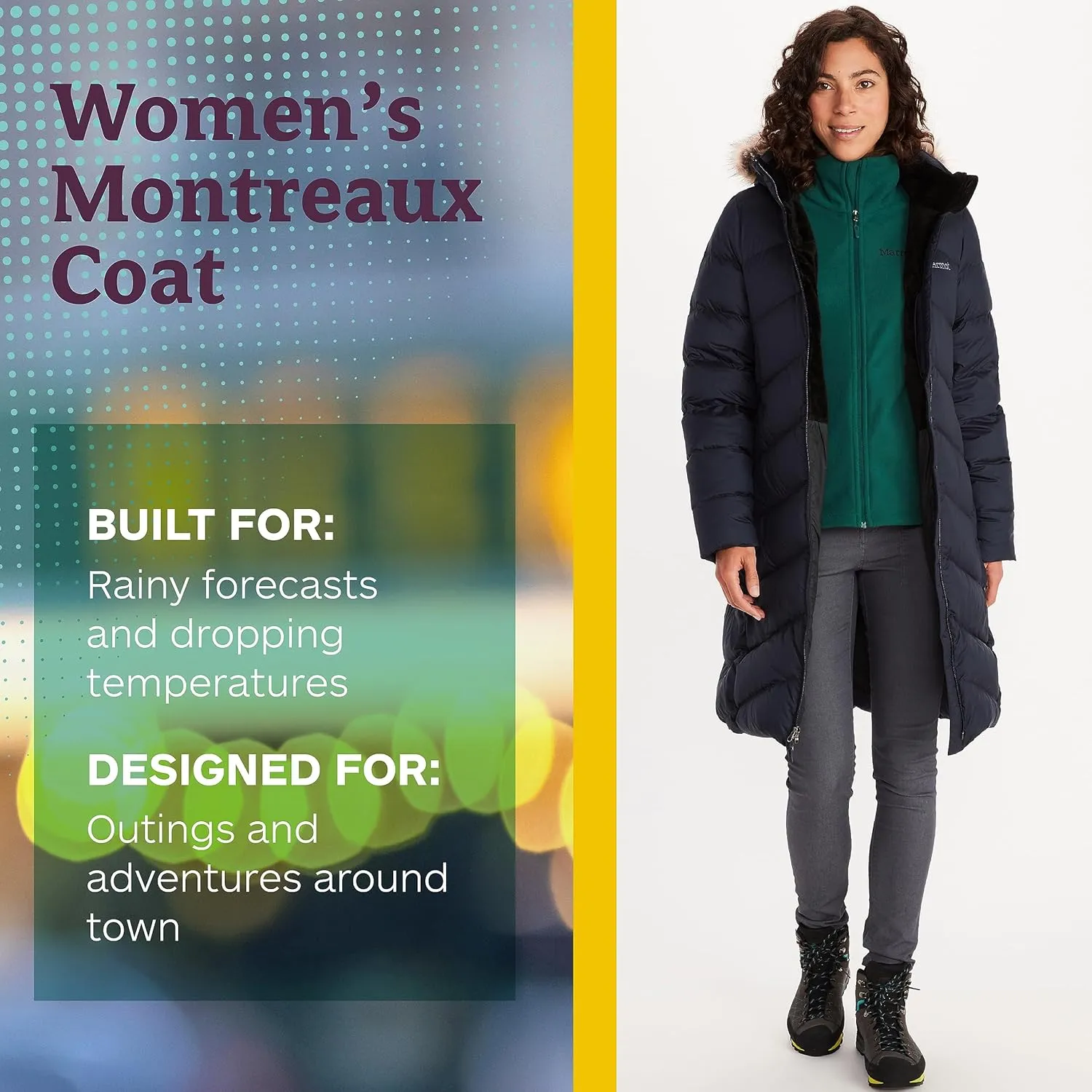 Marmot Women's Montreaux Full-Length Down Puffer Coat