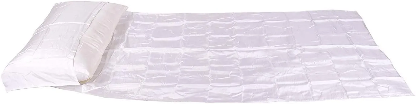 Marycrafts 100% Pure Mulberry Silk Single Sleeping Bag Liner Travel Sheet 83"x33"