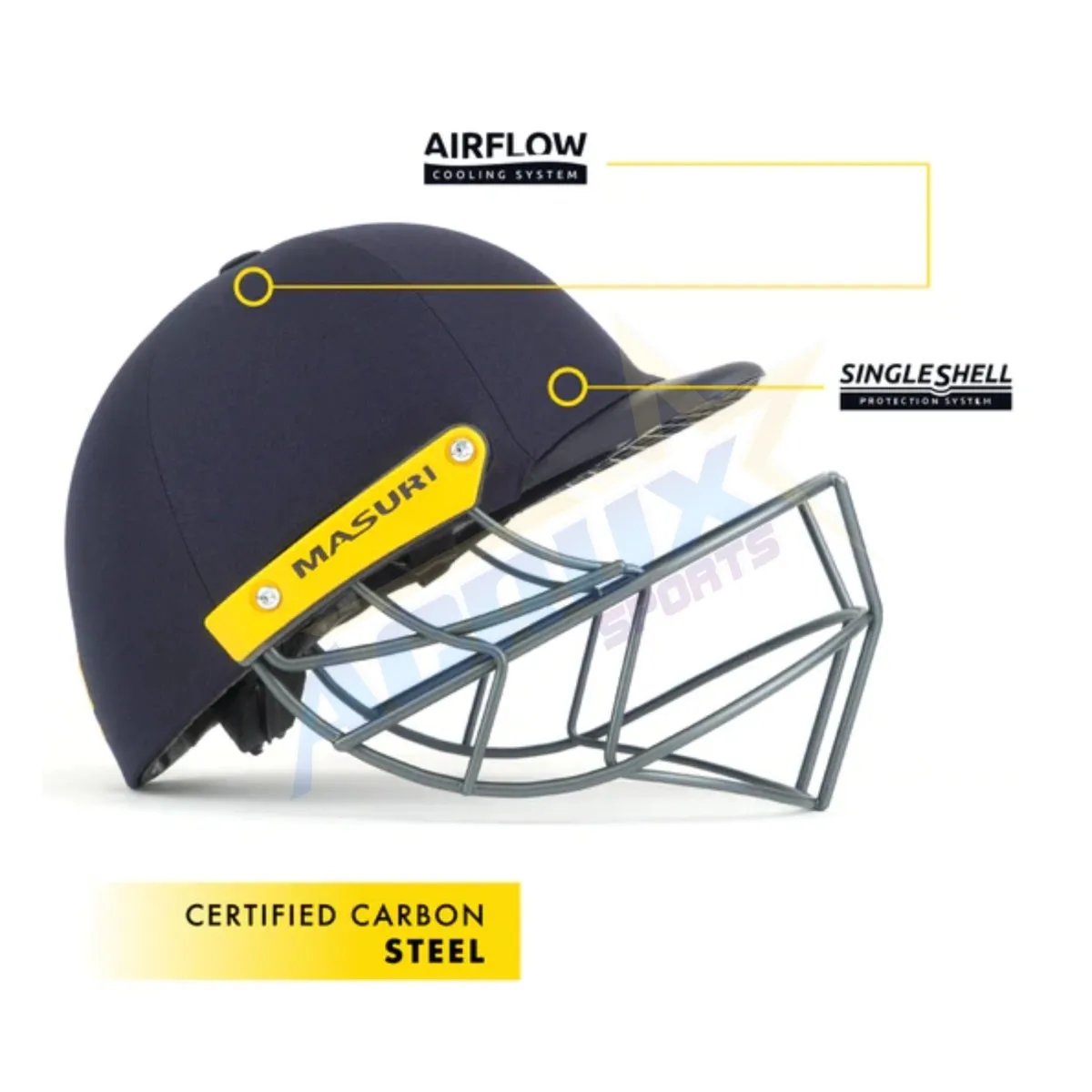 Masuri C Line Plus Steel Junior Cricket Helmet