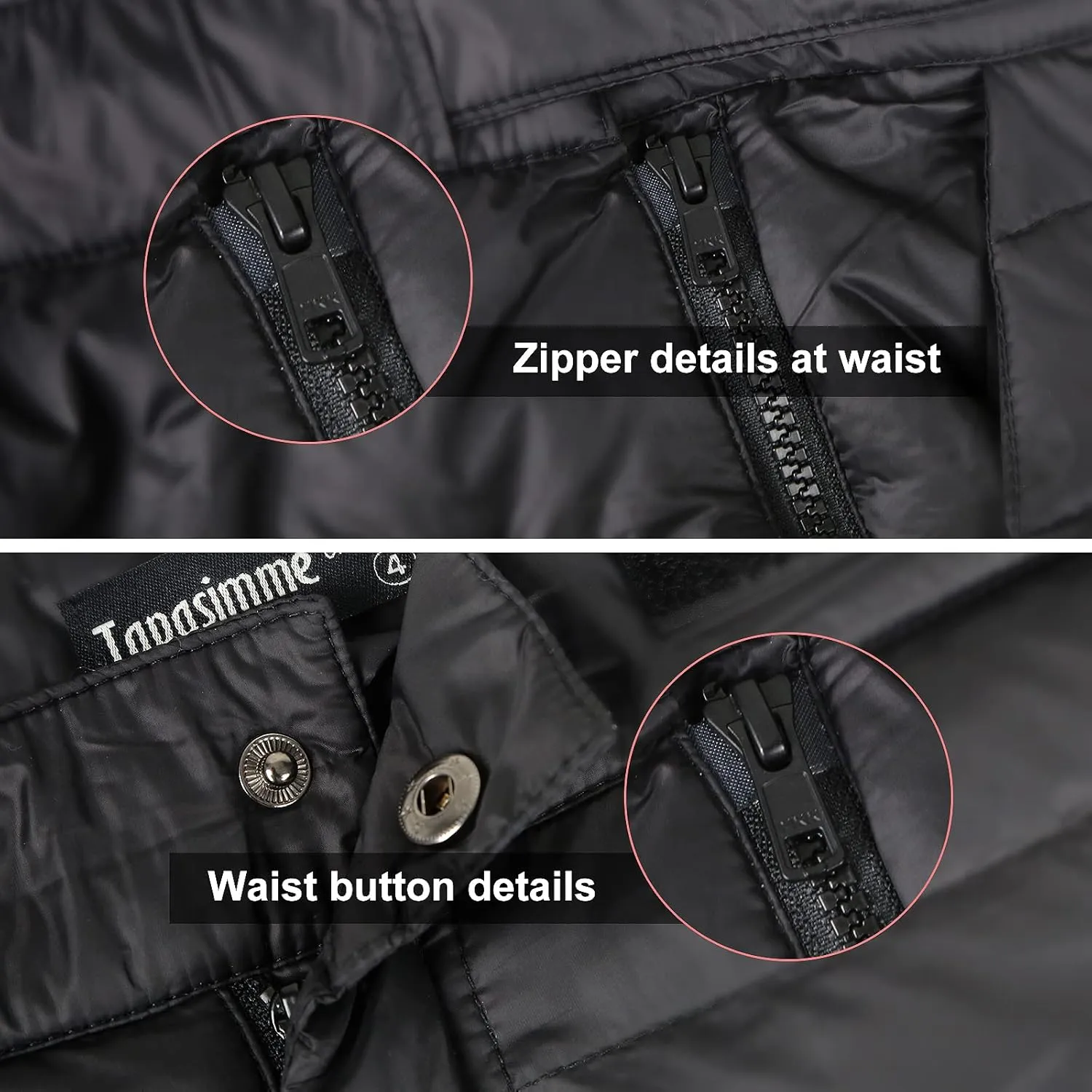Men's Winter Ultra Warm Utility Down Pants
