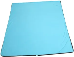 Mikikit Cool Weather Fleece for Camping and Hiking Lightweight and Durable with Storage Bag Sky Blue Versatile for Outdoor Activities and Home Use