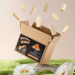 Mini Fire Stick Wood,3.5" Lengths Kiln Dried Pine Small Firewood,Barkless Kindling Fire Logs,Solo Stove Accessories Great for Tabletop Fire Pit,Fireplace,Solo Stove Mesa Wood,8 Lbs