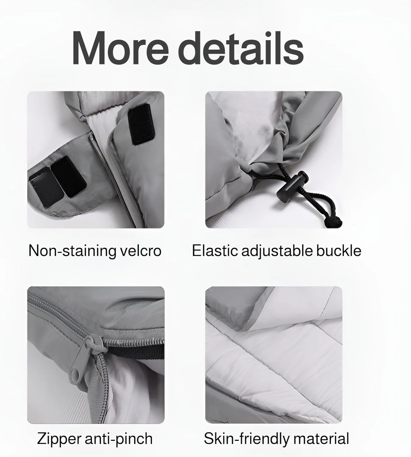 [Mokcoliy] 3-in-1 Thermal Sleeping Bag - Weather Outdoor Use for Adults - Lightweight 1.0kg Compact Design, Double-Layered Foot Warmth, Machine Washable with Carry Pouch -5℃ to 25℃ Comfort
