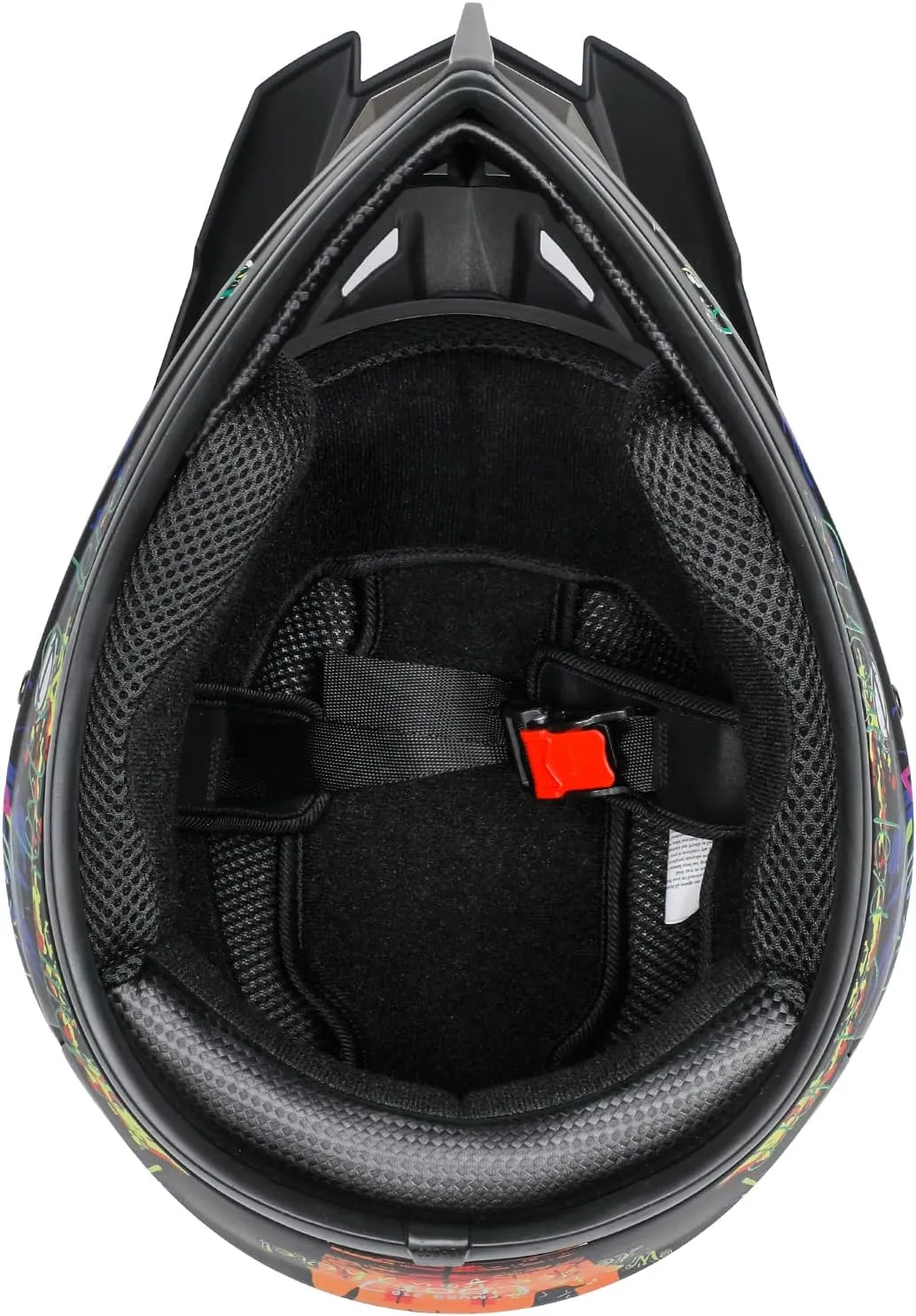 Motorcross Helmet, Off-Road Dirt Bike Helmet, ATV Helmet, Youth Motorcycle Helmet, Unisex Full-face Helmet, Comfortable and Lightweight, FMVSS-218 Safety Certified,4 Piece Set