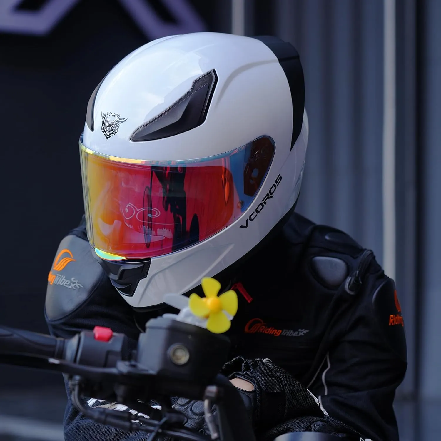 Motorcycle Full Face Helmet for Unisex-Adults DOT Approved WS-609 Motorbike Street Bike Racing Helmets