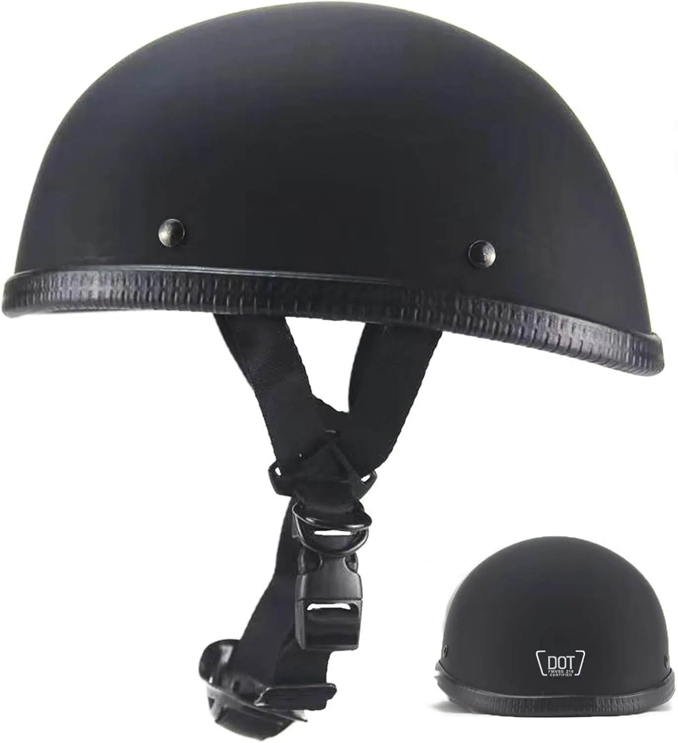 Motorcycle Half Helmet, DOT Approved Adult Men Women Retro Open Face Bike-Helmets, Bicycle/Skateboard Helmet for Adults, Bike, Skate, Scooter, Longboard Half Shell Helmet