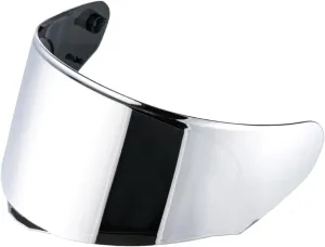Motorcycle Helmet Visor for Assault/Rapid/Stream Outer Face Shield Motorcycle Helmet Accessories (Chrome Silver)