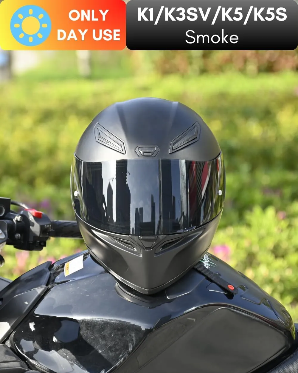 Motorcycle Helmet Visor for K1 K3SV K5 K5-S Visor Helmet Visor Replacement Uv Protection Anti-Scratch, Universal