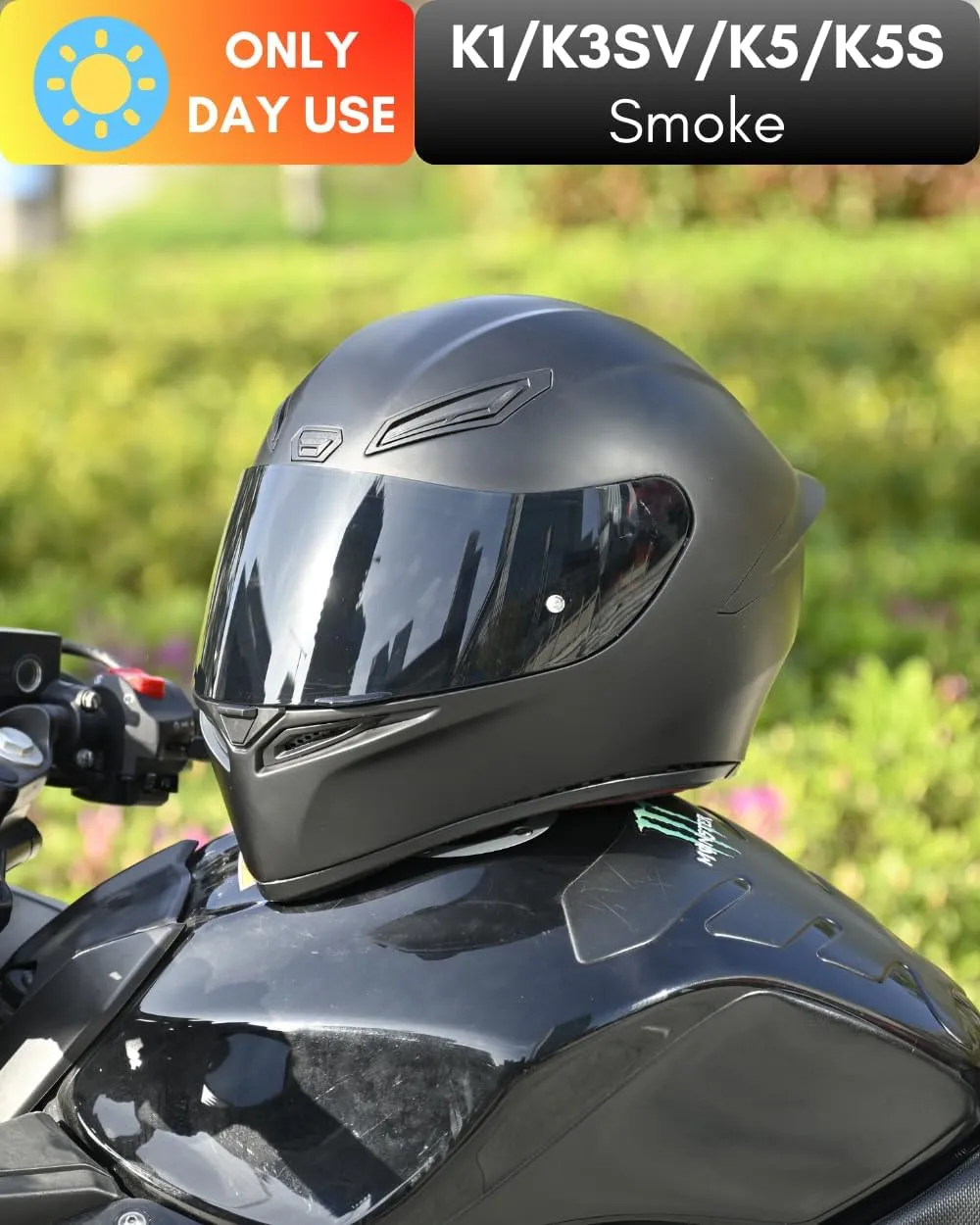 Motorcycle Helmet Visor for K1 K3SV K5 K5-S Visor Helmet Visor Replacement Uv Protection Anti-Scratch, Universal