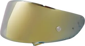 Motorcycle Helmet Visor for X-Fourteen X-Spirit III, RF-1200 and RF-SR Anti-Scratch Visor Shield Lens (Chrome Gold)