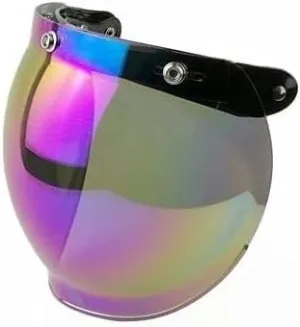 Motorcycle Helmet Visor Lens, Motorcycle Windshield Compatible with V-intage Helmet Compatible with Moto Helmet Bubble Visor Compatible with BE-ON Compatible with TORC 3 snap Open Face Helmet, HZYEYO