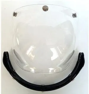 Motorcycle Helmet Visor Lens, Motorcycle Windshield Compatible with V-intage Helmet Compatible with Moto Helmet Bubble Visor Compatible with BE-ON Compatible with TORC 3 snap Open Face Helmet, HZYEYO