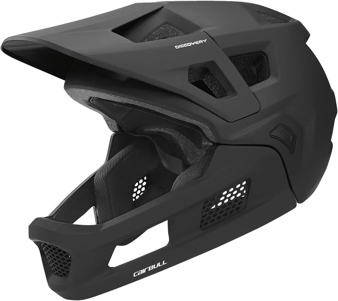 Mountain Bike Helmet Full Face, Comfortable Accessories with Removable Chin Pad for Men Women, Ventilation Bicycle Helmet