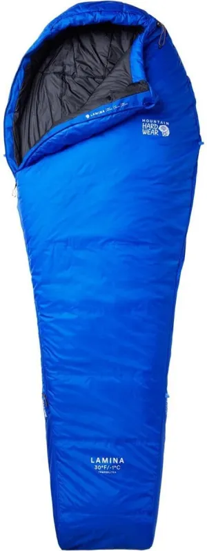 Mountain Hardwear Lamina 30F Sleeping Bag, Bright Island Blue, Reg/Left Zip