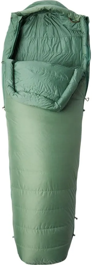 Mountain Hardwear Yawn Patrol 30F Down Sleeping Bag, Aloe, Long/Left Zip