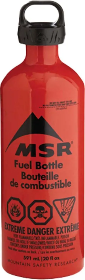 MSR Liquid Fuel Bottle, 20 Ounce Red