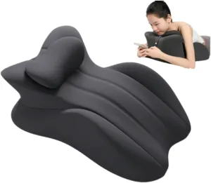 Multi-Position Wedge Pillow for Back Support, Memory Foam Sleeping Cushion, Adjustable Height Support for Reading, Neck Pain Relief, Leg Elevation
