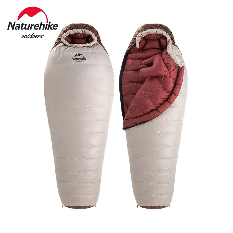 Naturehike Snowbird Mummy Duckdown Extreme Weather Sleeping Bag 880g Size M