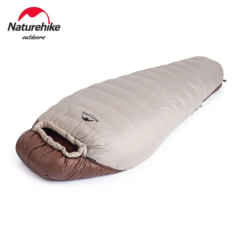 Naturehike Snowbird Mummy Duckdown Extreme Weather Sleeping Bag 880g Size M