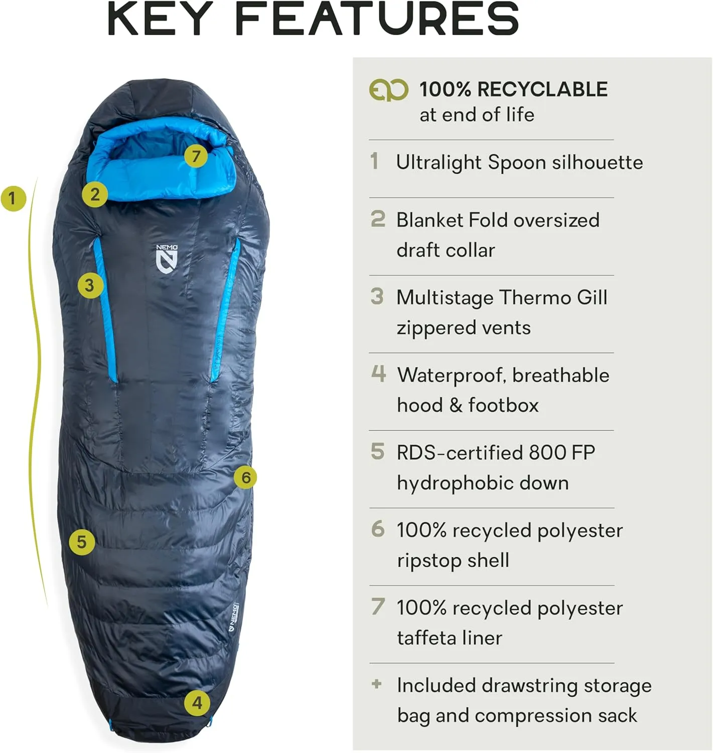 NEMO Equipment Riff Endless Promise Down Sleeping Bag