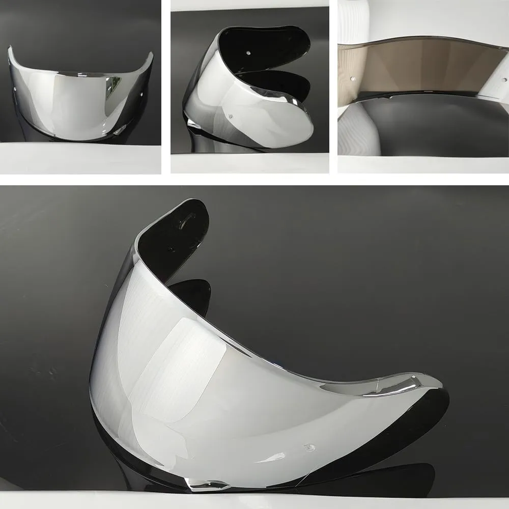 Neotec 2 Helmet Visor Replacement.CNS-3 Motorcycle Helmet Shield UV Protection Compatible with Neotec 2 (Silver)