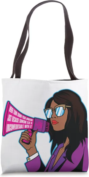 Never Turn Down Your Ambition Black Woman Juneteneth Queens Tote Bag
