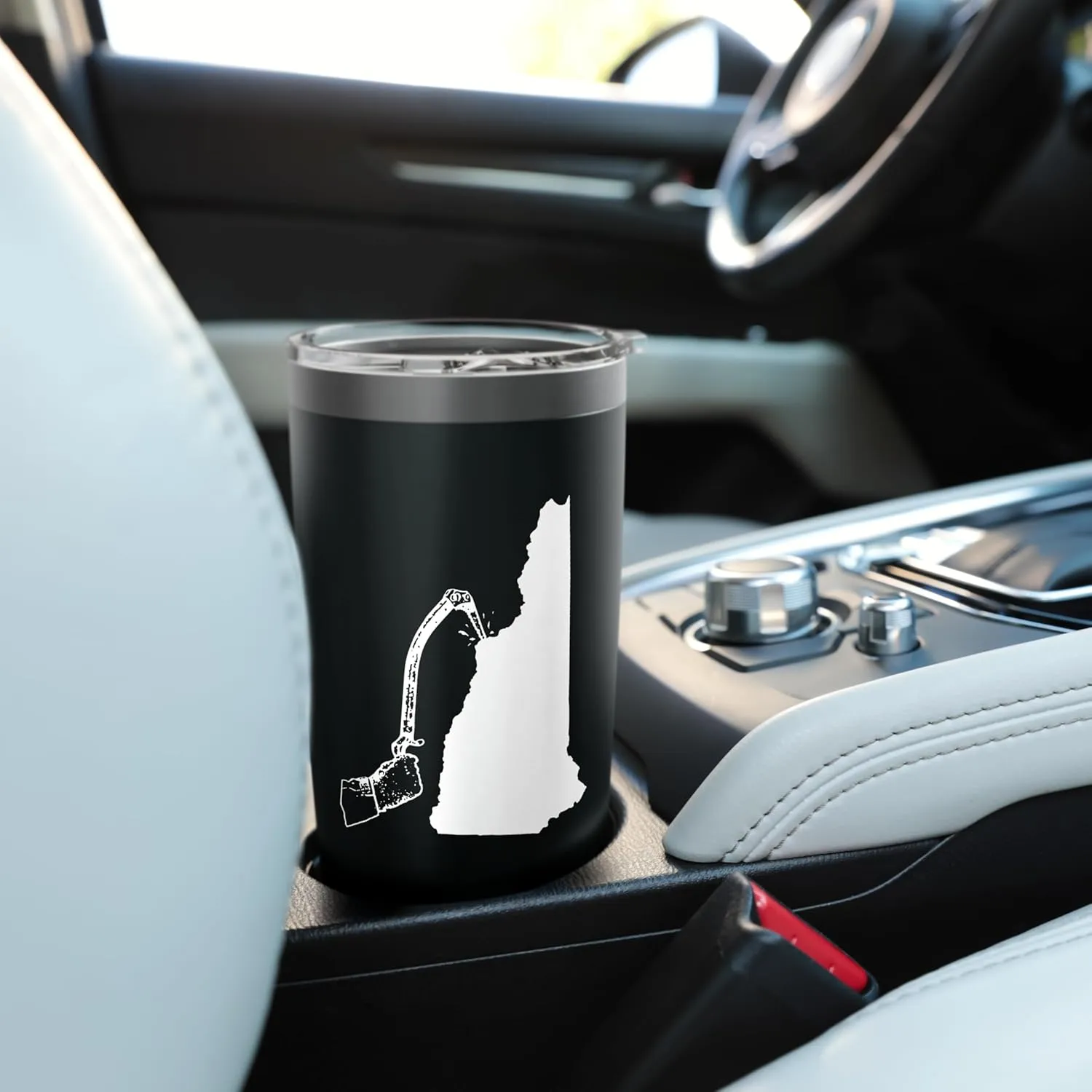New Hampshire Ice Climbing Axe Stainless Steel Insulated Tumbler