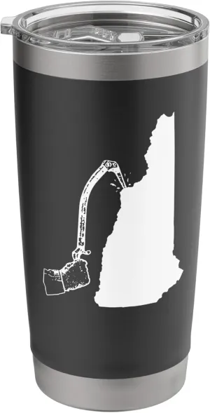 New Hampshire Ice Climbing Axe Stainless Steel Insulated Tumbler