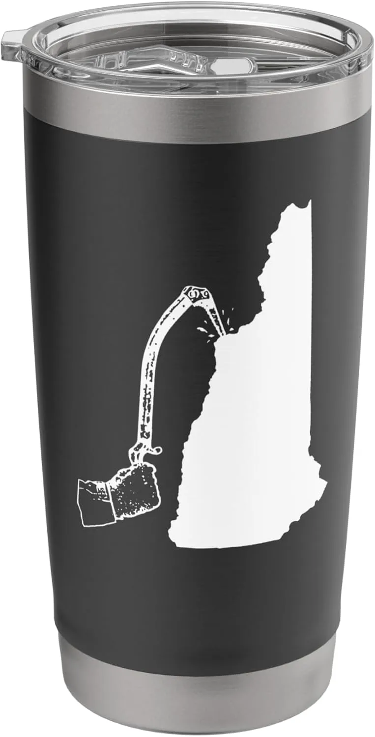 New Hampshire Ice Climbing Axe Stainless Steel Insulated Tumbler