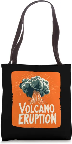 Nice Erupting Volcano Sends Lava Flowing Down Outfit Tote Bag