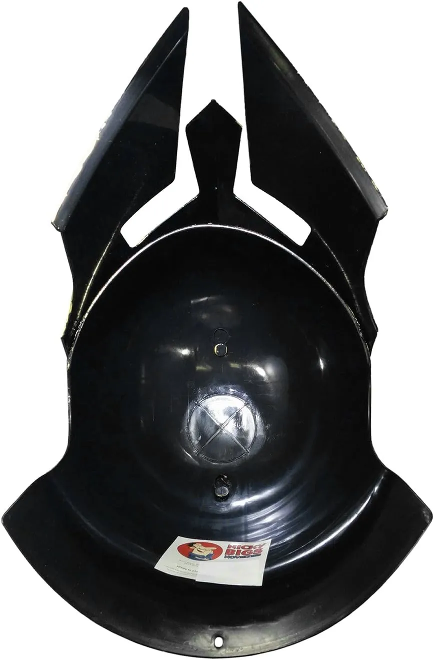 Nicky Bigs Novelties - Adult Gladiator Helmet Spartan Costume Medieval Greek Athena Helmet with Folding Face Mask