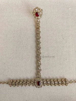 Nilam Hand Harness - Maroon