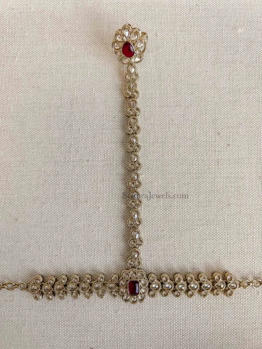 Nilam Hand Harness - Maroon