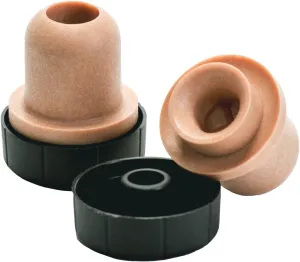 North Mountain Supply - TCPS-12 Bar Top Tasting Corks - Synthetic Pour Spout with Plastic Tops - Pack of 12