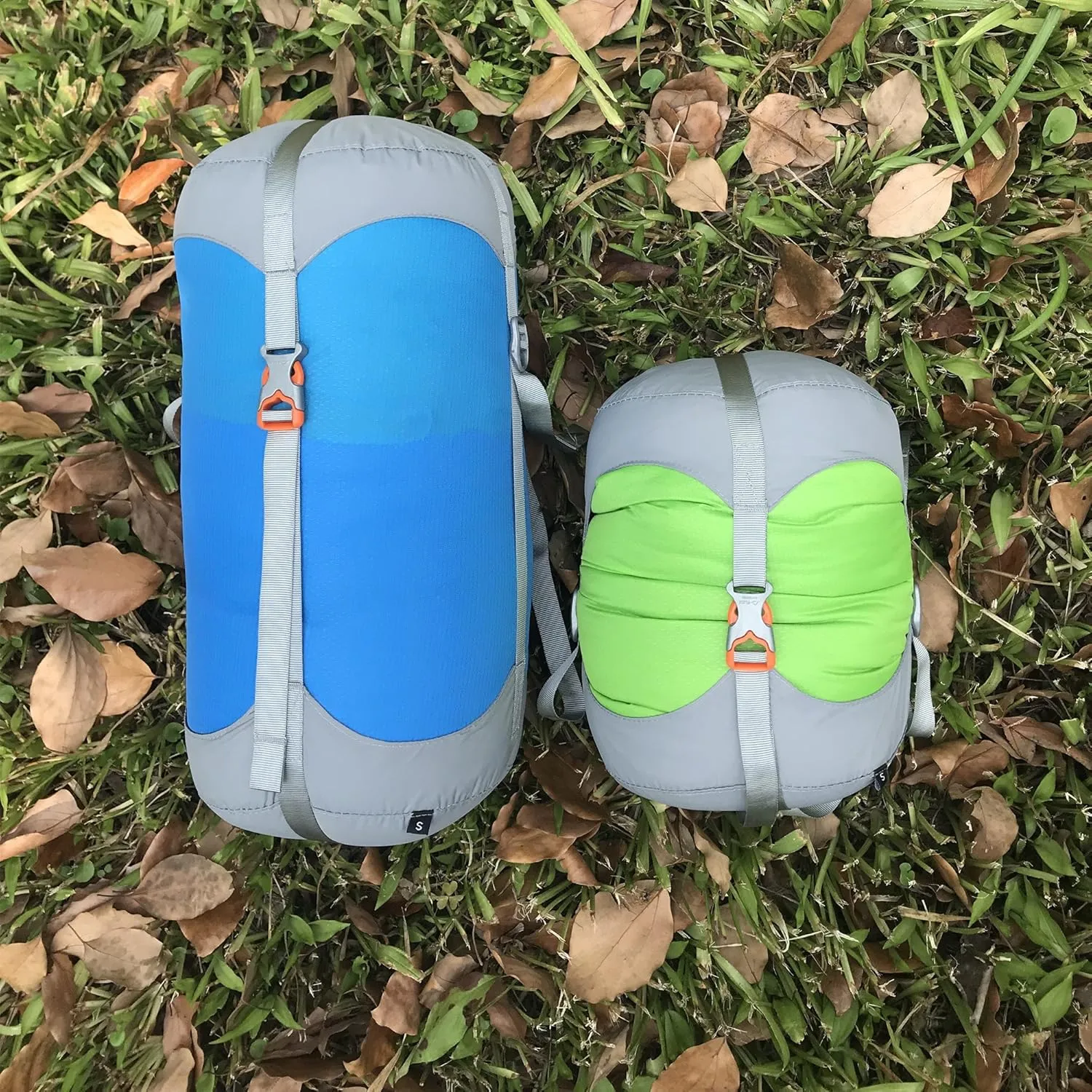 Nylon Stuff Sack Compression Stuff Bag Compression Bag for Sleeping Bag,Clothes 4sizes×4colors