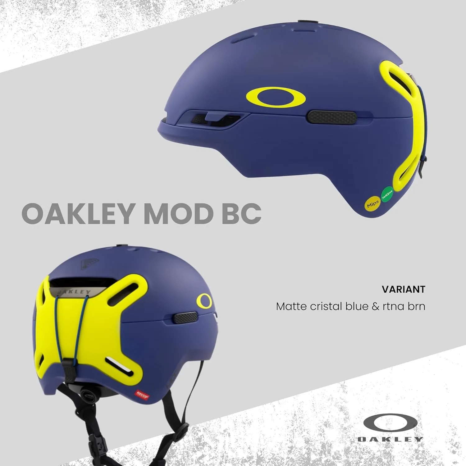 Oakley MOD BC Ski Backcountry Helmet for Men for Women   Bundle with Designer iWear Collapsible Water Bottle with Carabiner