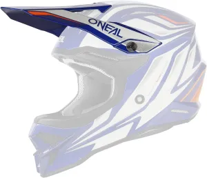 O'NEAL 3 SRS Helmet Vertical Visor Blue/White, One Size